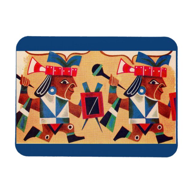 Ímã Aztec Astecas (Horizontal)