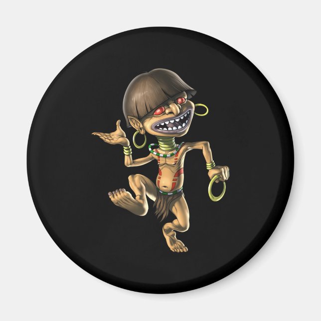 Imã Aztec Criatura Chaneque (Frente)