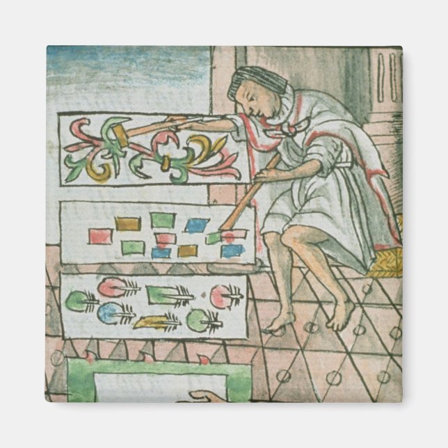 Imã Aztec Feather Artisan (Frente)