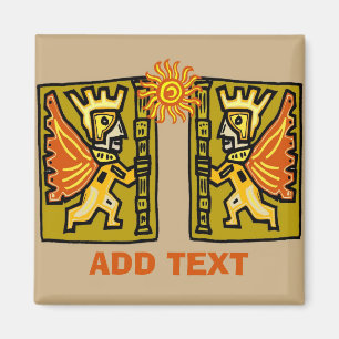 Imã Aztec Sun, editar texto,