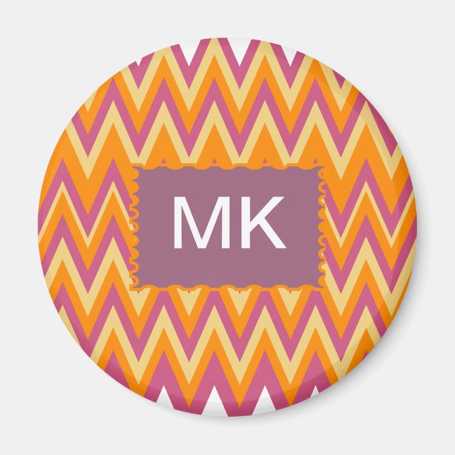 Imã Aztec Tribal ZigZag (Frente)