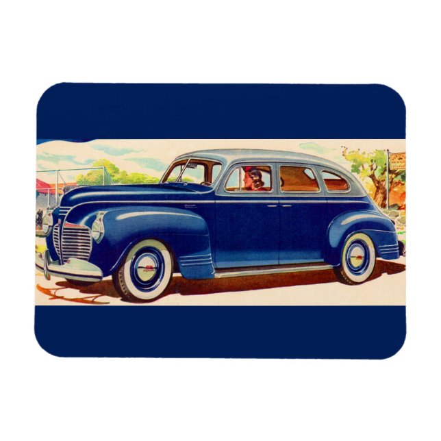 Ímã azul 1941 Plymouth (Horizontal)
