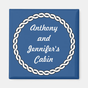 Imã Azul azul do marcador da porta de Stateroom da