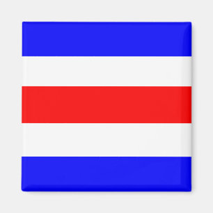 Imã Azul branco vermelho de Charlie