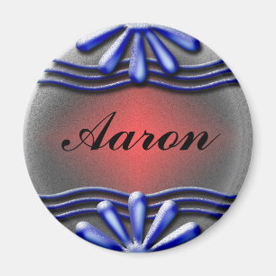 Imã Azul da placa de identificação