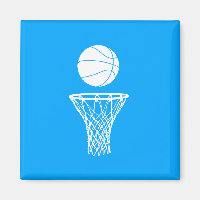 Imã Azul de basquetebol e de vara (Frente)
