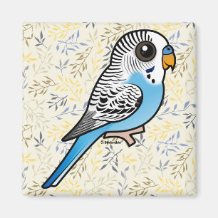 Imã Azul de Birdorable Budgie