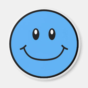 Imã Azul de sorriso 0001 do ímã da cara
