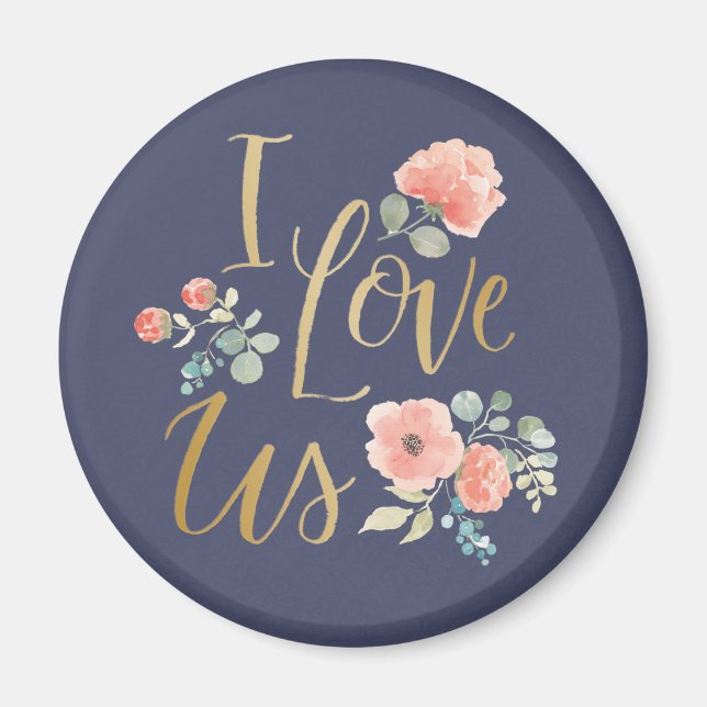 Imã Azul delgado | Eu Nos Amo (Frente)