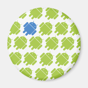 Imã Azul do Android do vôo