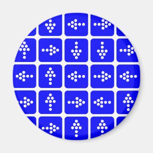 Imã Azul do quadrado da seta do diodo emissor de luz