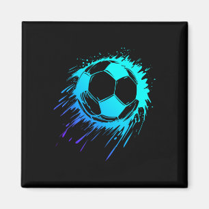 Imã Azul Futebol Ll Jogador de Futebol Futebol Masculi