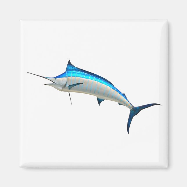 Imã Azul Marlin Game Fish (Frente)