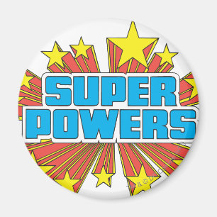 Imã Azul para logotipo Super Powers™