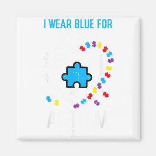 Imã Azul Pelo Meu Filho Conscientização do Autismo Fam