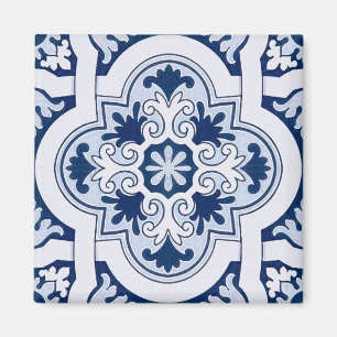 Imã Azulejo azul português