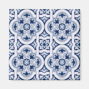Imã Azulejo azul português