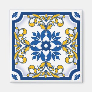 Imã Azulejo cerâmico português Azulejo