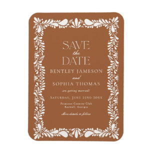 Ímã Azulejo de Clay Talavera Spanish Fiesta Salve a Da