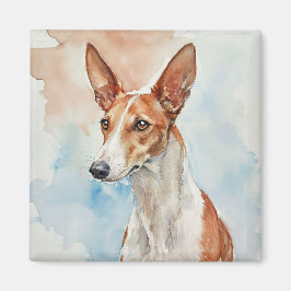 Imã Azulejo de Foto em Acrílico do Cão de Ibiza