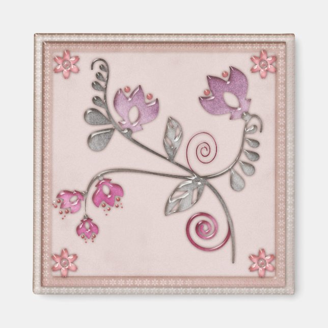 Imã Azulejo de vidro (Frente)