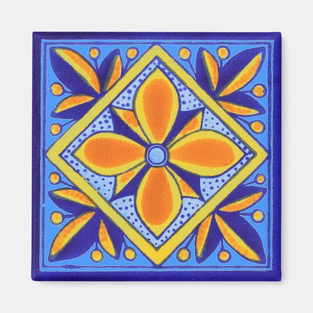 Imã Azulejo Talavera (Frente)