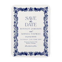 Azulejo Talavera Azul Festa Espanhola Salve a Data