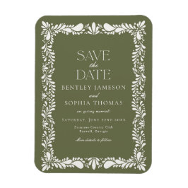 Ímã Azulejo Verde de Talavera Festa Espanhola Salve a 