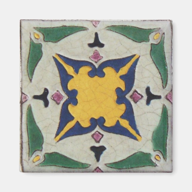 Imã Azulejo Vintage (Frente)