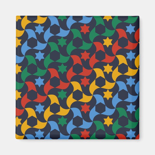 Imã Azulejos Andaluzes 12 (Palácio Alhambra, Granada) (Frente)