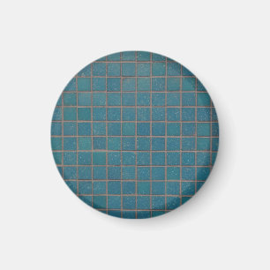 Imã azulejos com manchas azuis
