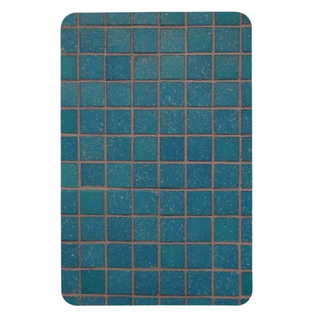 Ímã azulejos com manchas azuis (Vertical)