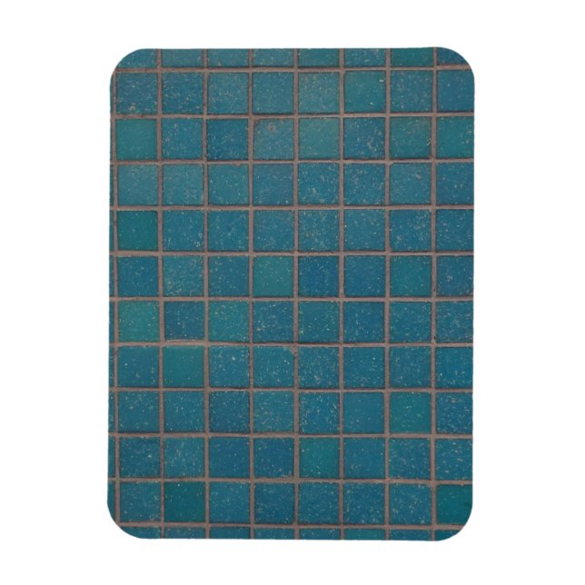 Ímã azulejos com manchas azuis (Vertical)