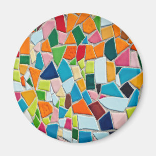 Imã Azulejos de mosaicos brilhantes