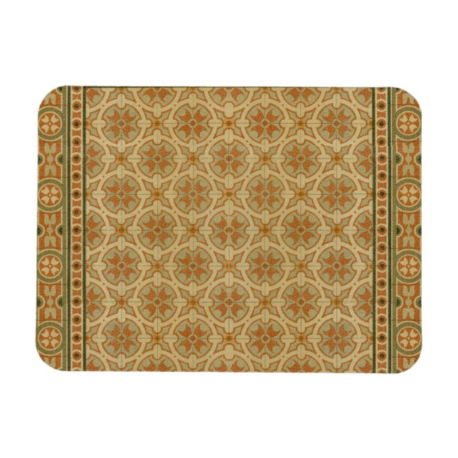 Ímã Azulejos do mosaico italiano decorativo pelo Visio (Horizontal)