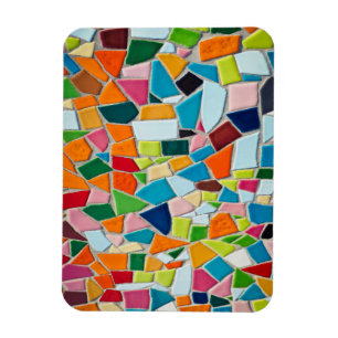 Ímã Azulejos Mosaicos Coloridos