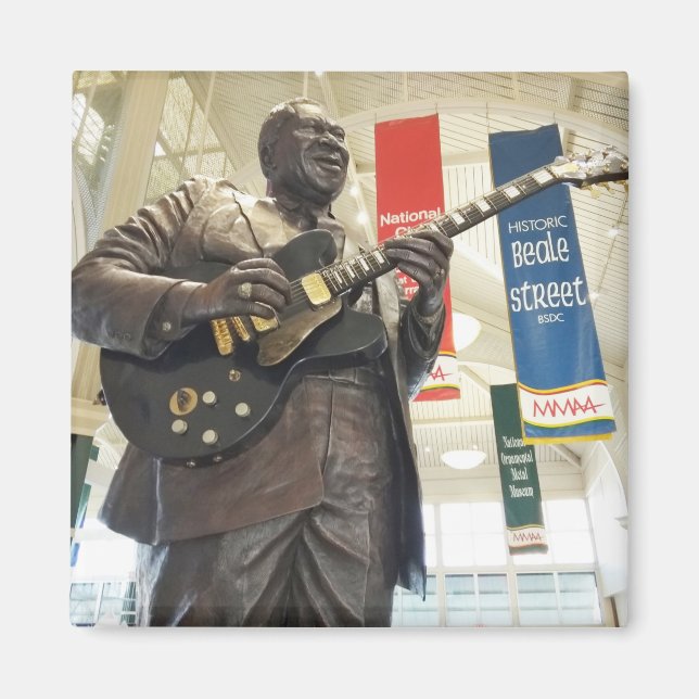 Imã B.B. King Statue - Memphis, Tennessee (Frente)