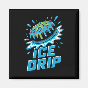 Imã B Drip Gráfico de Disco de Hóquei no Gelo Infantil