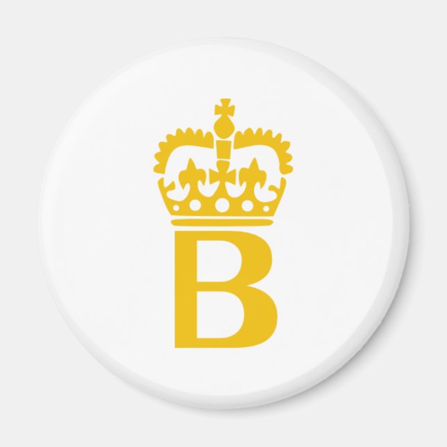 Imã B - Letra - Nome (Frente)