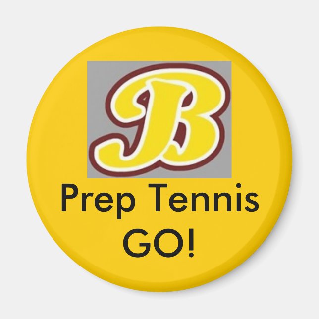 Imã b para brebeuf, Prep Tênis GO! (Frente)
