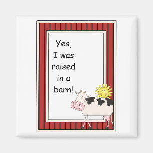 Imã B & vaca de leiteria de W - amigo do Barnyard do
