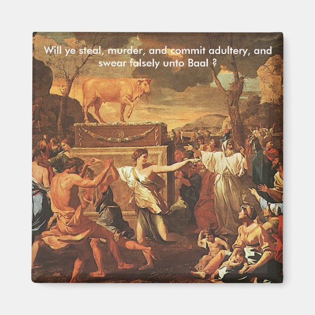 Imã Baal de adorno - Magnet (Frente)