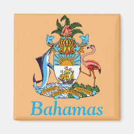 Imã Baamas com Casaco de Armas (Paraíso Caribe)