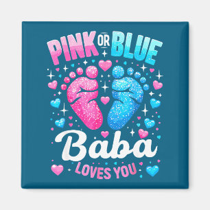 Imã Baba rosa ou azul ama revelação do sexo do bebê ch