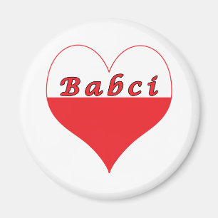 Imã Babci Polonês Heart