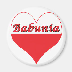 Imã Babunia Polonês Heart