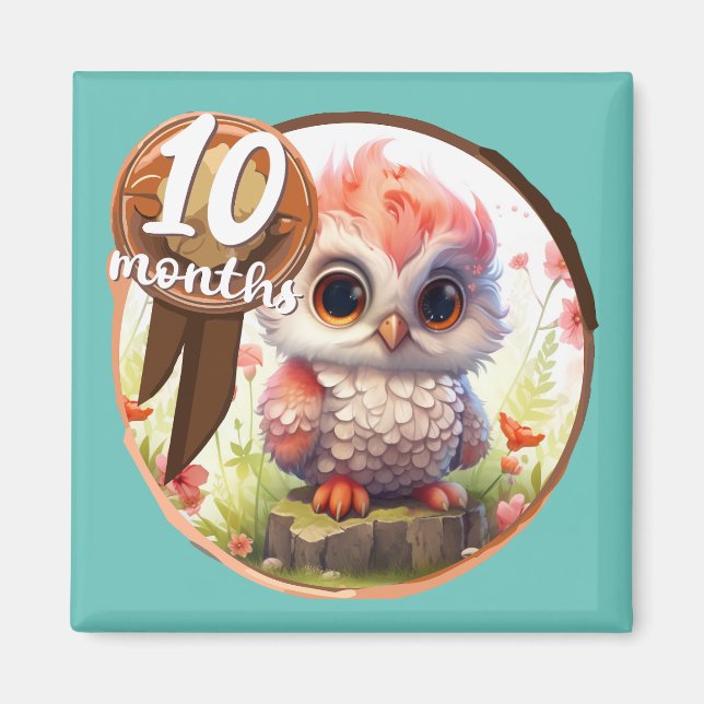 Imã Baby - 10 months too (Frente)