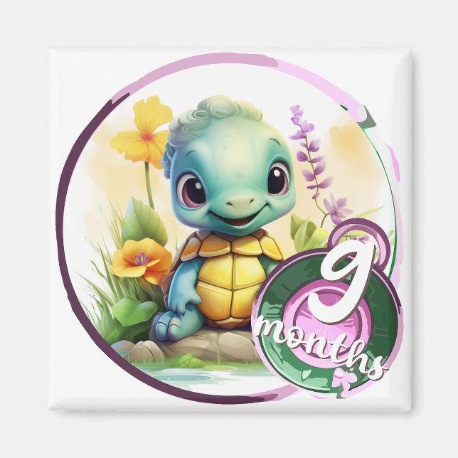 Imã Baby - 9 months too (Frente)