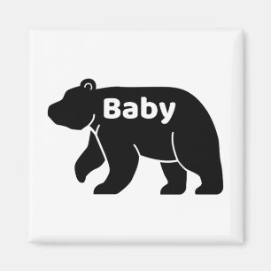 Imã BABY Bear, Criança, Presente de Chá de fraldas
