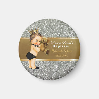 Imã Baby Boy Baptism | Obrigado Por Manter Dourado Pra
